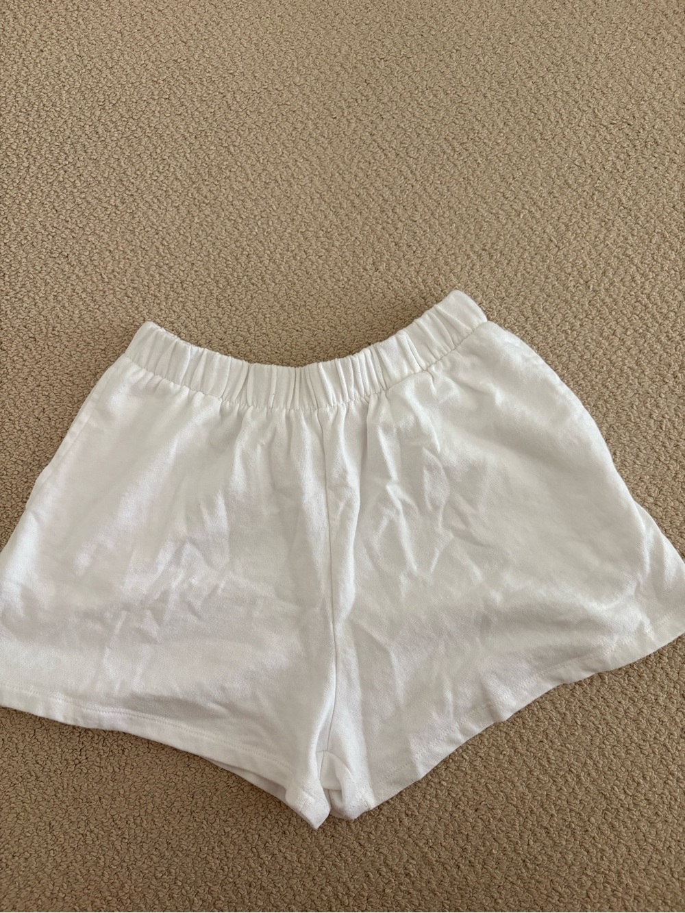 Garage White Athletic Shorts